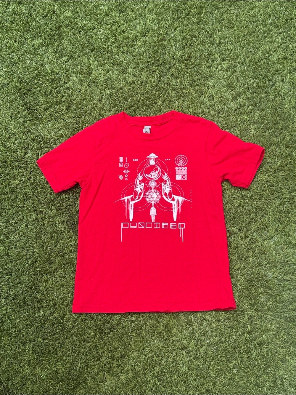 Next Level Apparel Puscifer Red Graphic Short Sleeve Tee